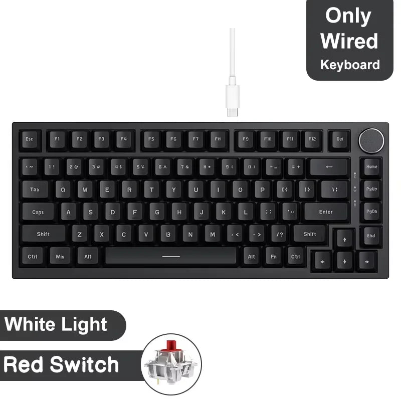 Ajazz AK820/AK820Pro Gaming Mechanical Keyboard Bluetooth 5.1