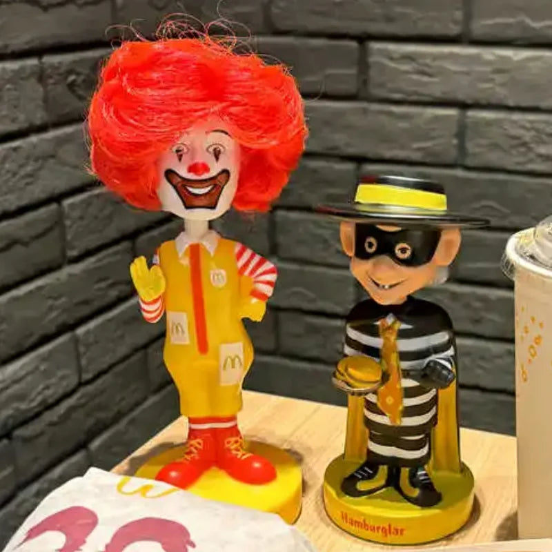 Hamburglar Ronald Mcdonald Bobble Head Shake Wacky Wobbler Figure