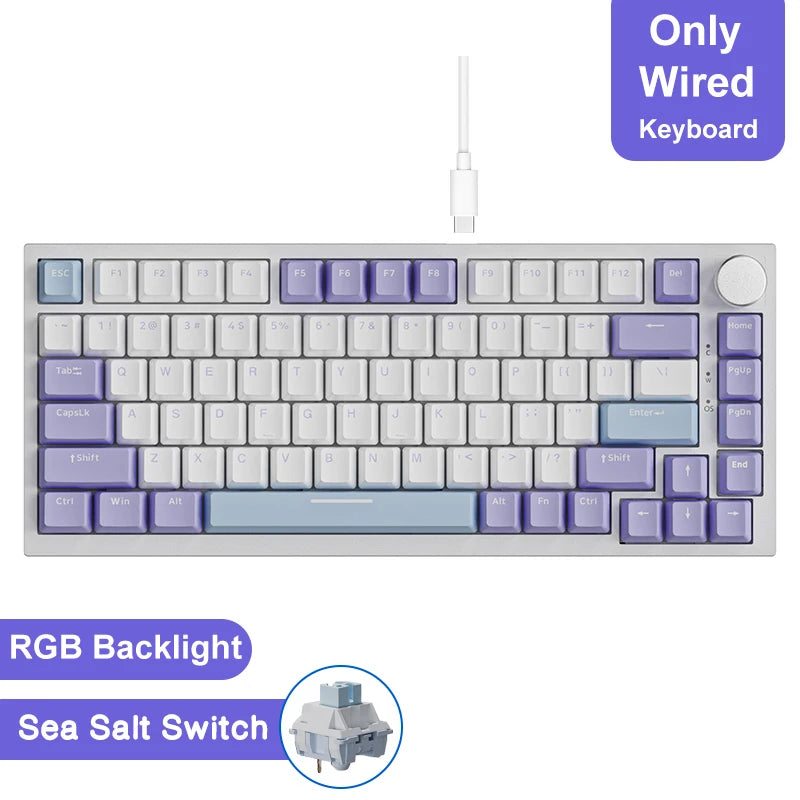 Ajazz AK820/AK820Pro Gaming Mechanical Keyboard Bluetooth 5.1