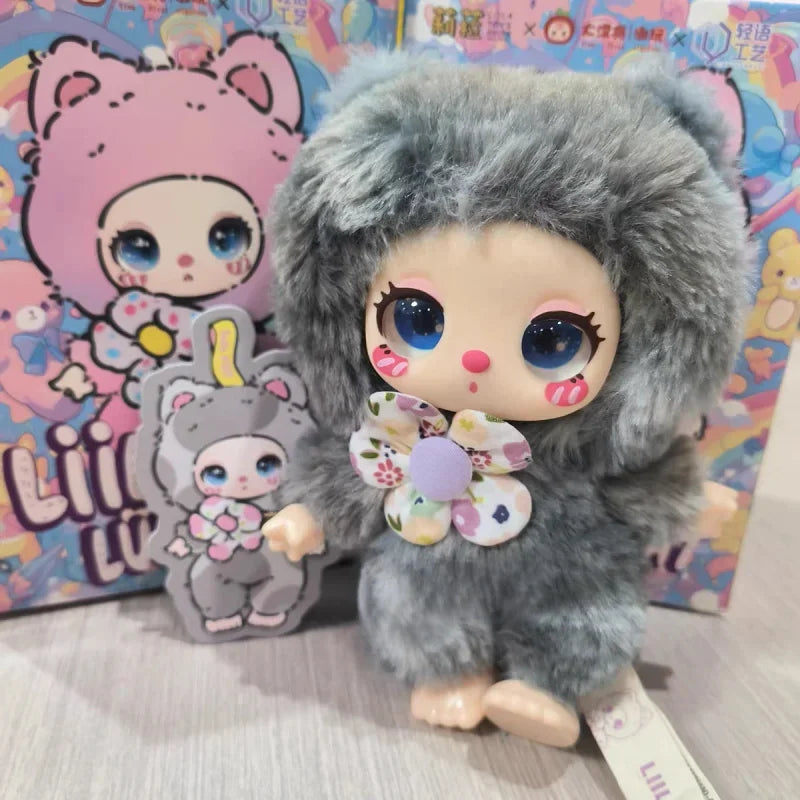 Genuine Liila Luck Cat Series Blind Box Liilatoys Vinyl Doll Trendy Lovely Ornaments Girl Christmas Gift Model Doll Mystery Box