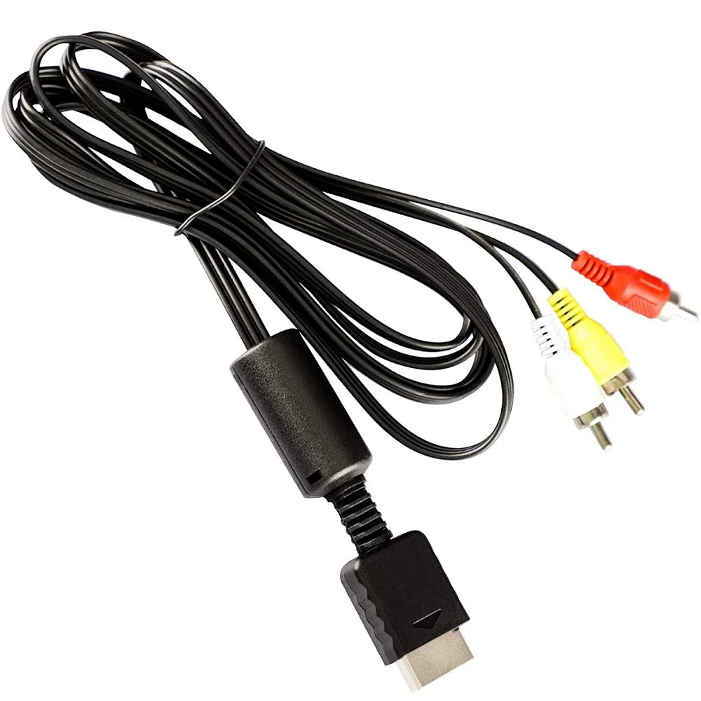 6ft AV Cable for PS2 PS1 PS3