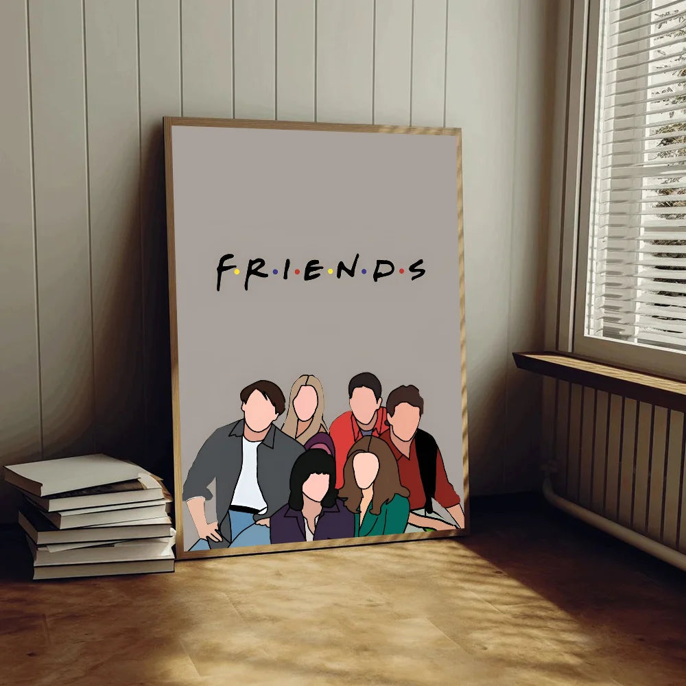 Friends TV Show لوحات بدون فريم