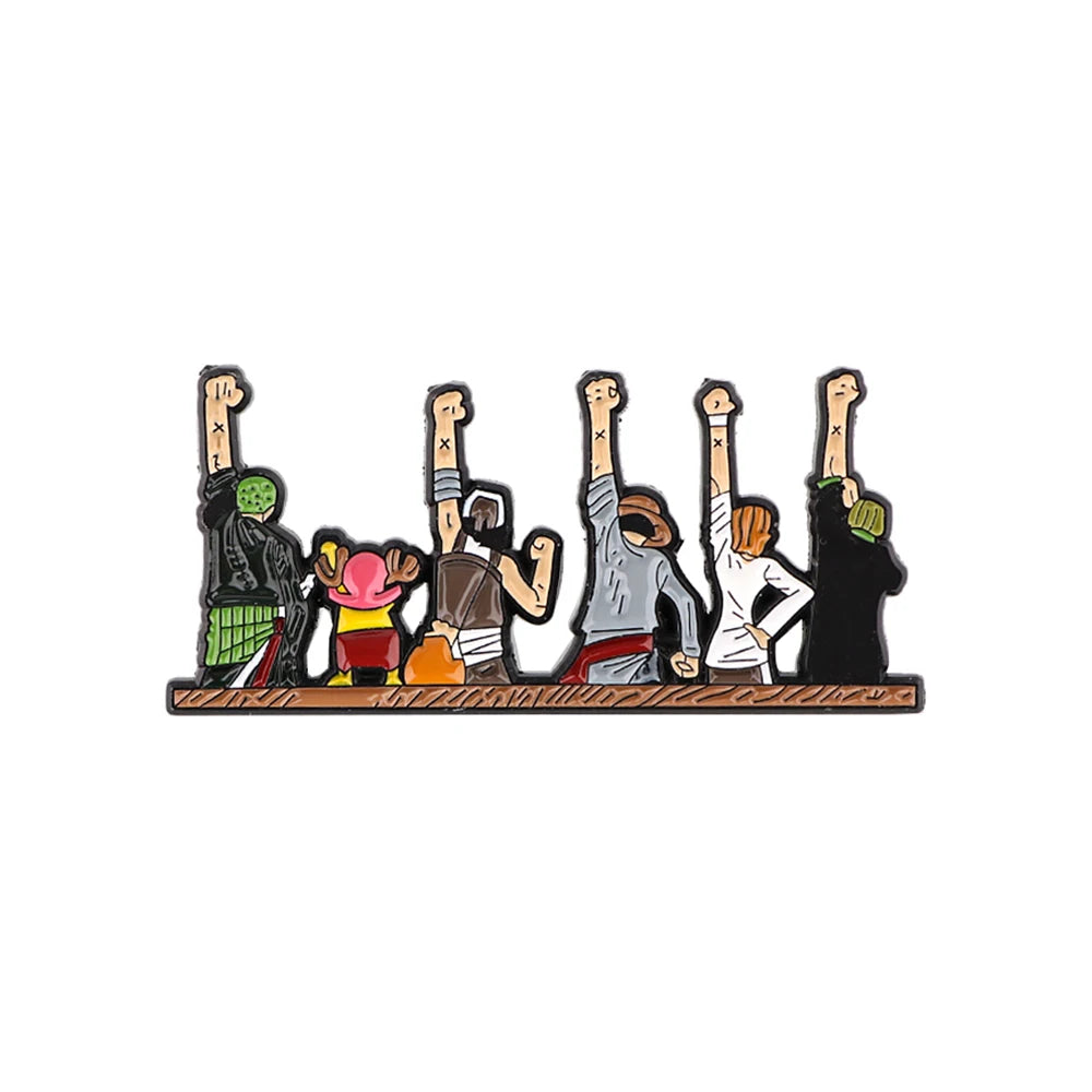 One Piece Lapel Pins بنز