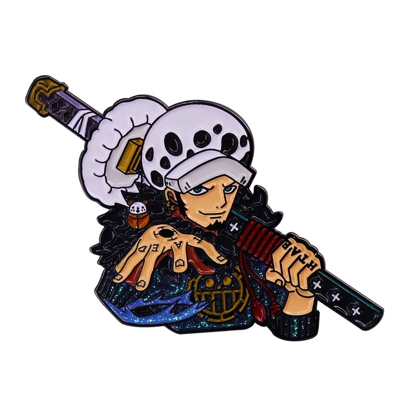 One Piece Lapel Pins بنز