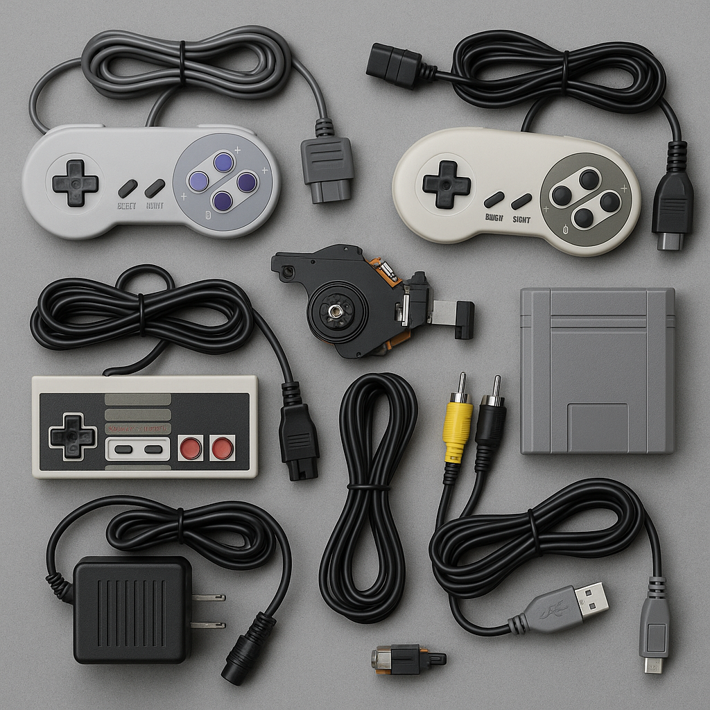 Spare parts & cables for retro
