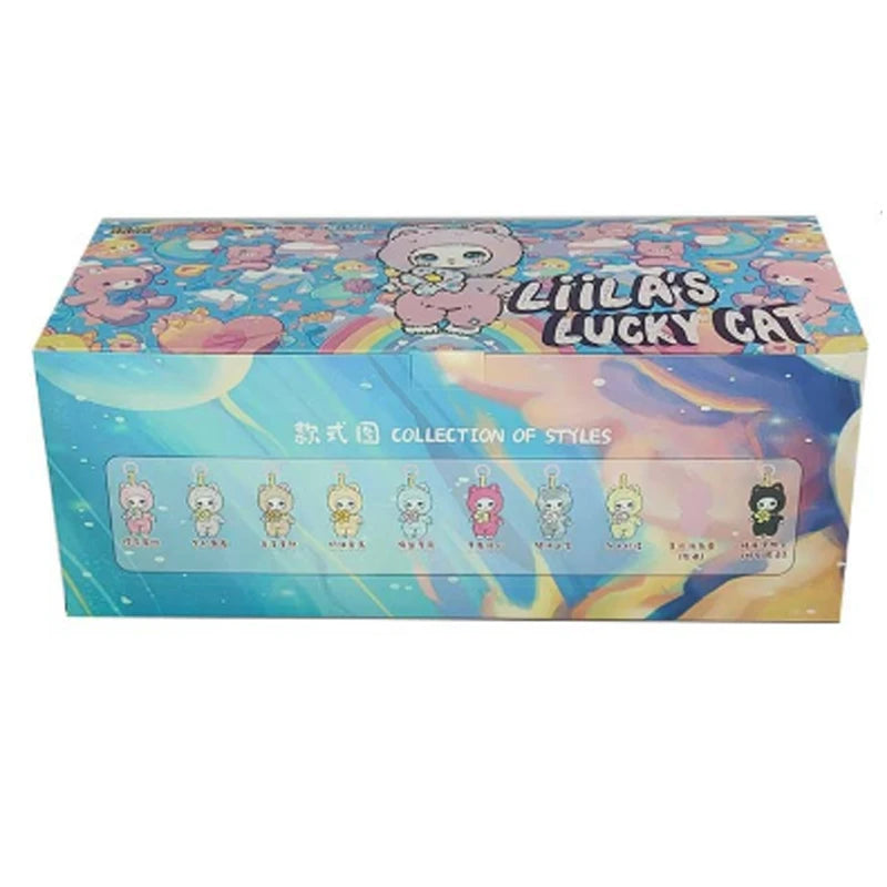 Genuine Liila Luck Cat Series Blind Box Liilatoys Vinyl Doll Trendy Lovely Ornaments Girl Christmas Gift Model Doll Mystery Box