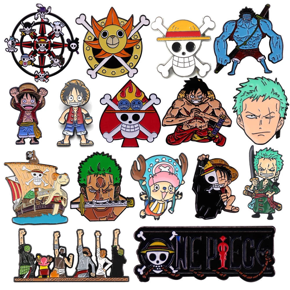 One Piece Lapel Pins بنز