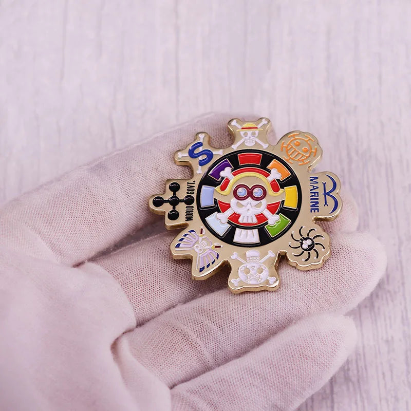 One Piece Lapel Pins بنز