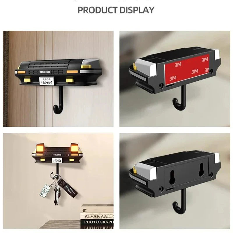 Car Headlight Wall Key Holder Room