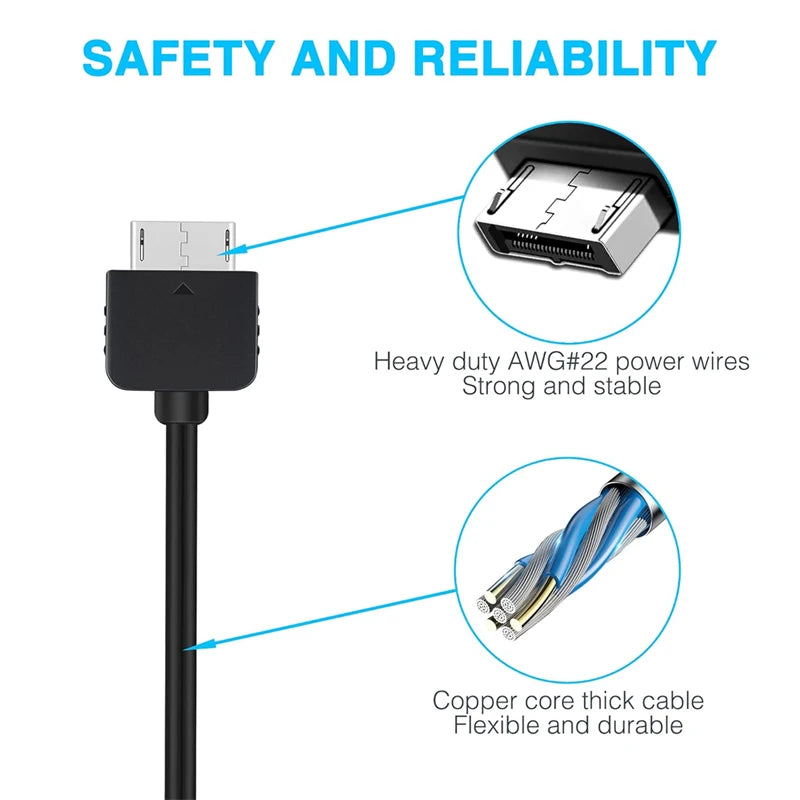USB Data & Power Charger  For PlayStation 1.2M For PS Vita