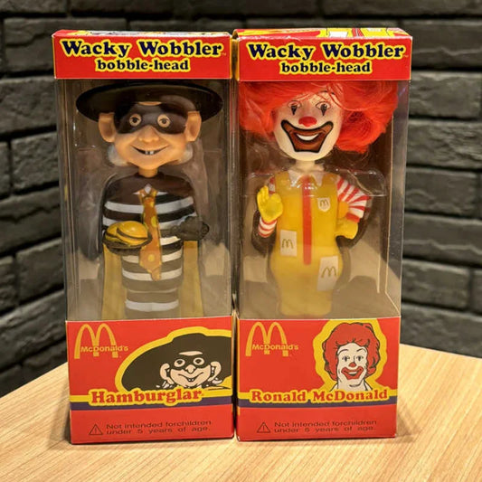 Hamburglar Ronald Mcdonald Bobble Head Shake Wacky Wobbler Figure