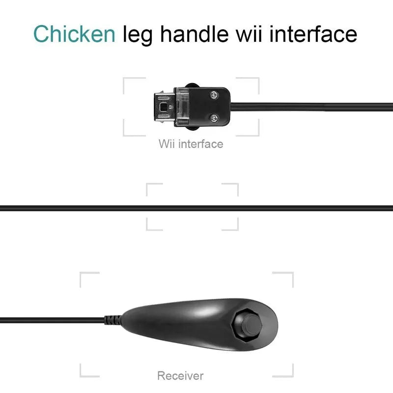 Wired Nunchuck For Nintendo Wii