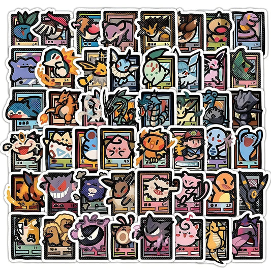 Pixel Style Anime Pokemon استكرات بوكيمون