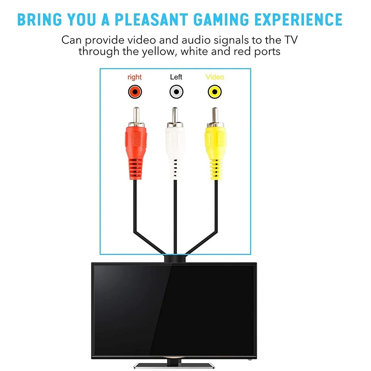 6ft AV Cable for PS2 PS1 PS3