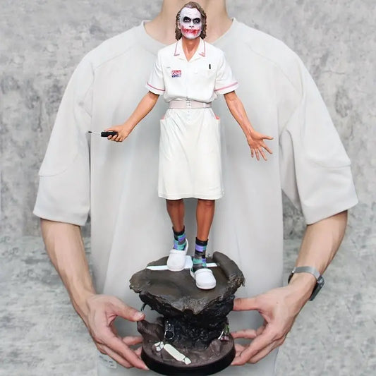 New 54cm Series Dc Heath Ledger Nurse Uniform Joker Figure