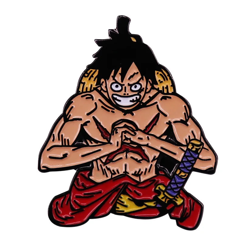 One Piece Lapel Pins بنز