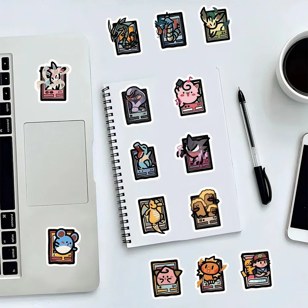 Pixel Style Anime Pokemon استكرات بوكيمون