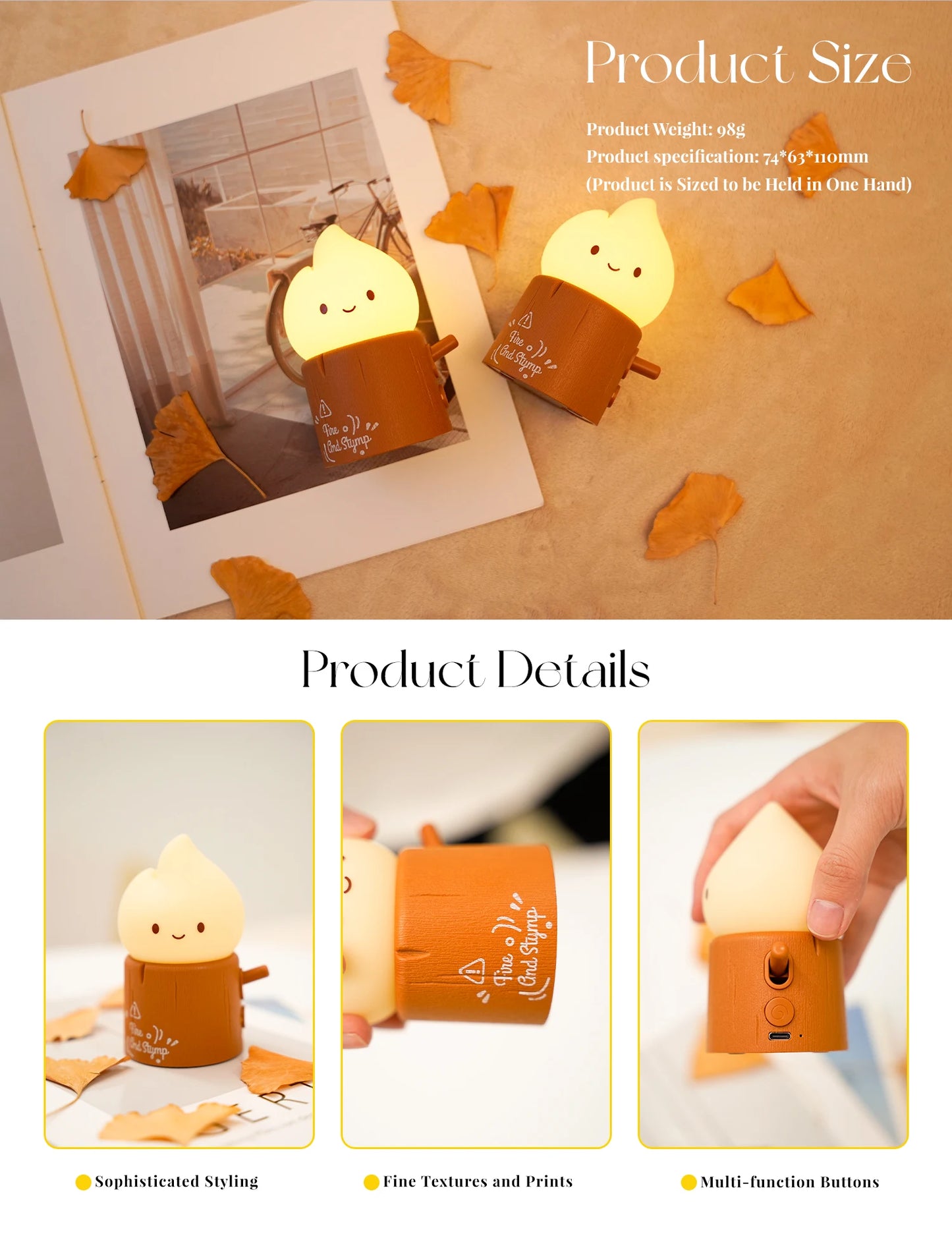 Flameless Candles Night Light