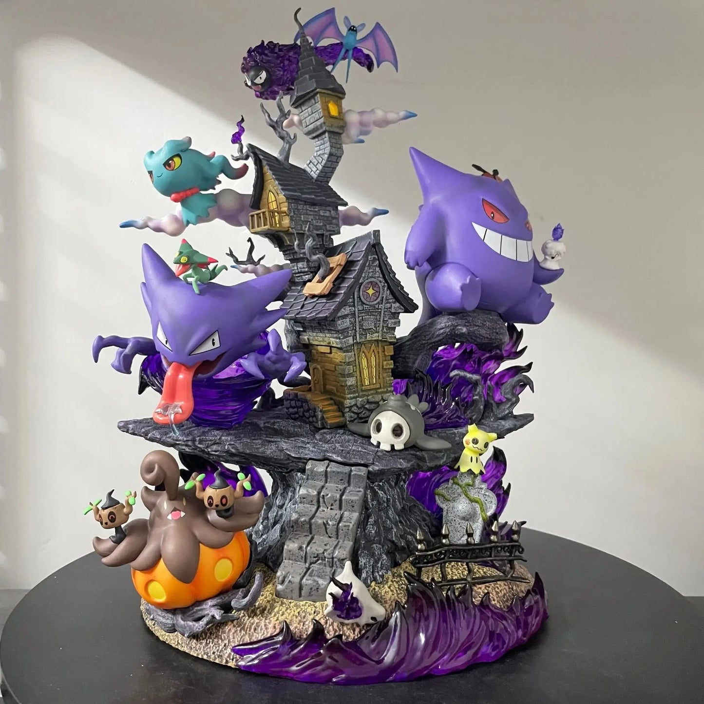 31cm Pokemon Anime Figure EGG Gengar Series Gengar Gk Figure Collection Decoration Desktop Ornament Toys Kids Birthday Gifts