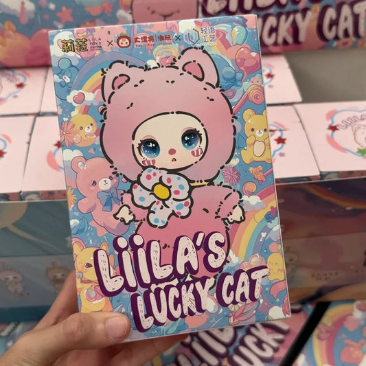 Genuine Liila Luck Cat Series Blind Box Liilatoys Vinyl Doll Trendy Lovely Ornaments Girl Christmas Gift Model Doll Mystery Box