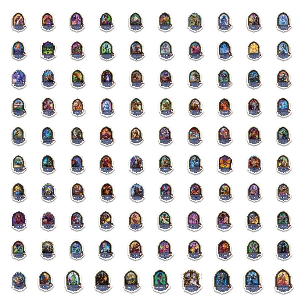Classic Card Game HearthStone Stickers