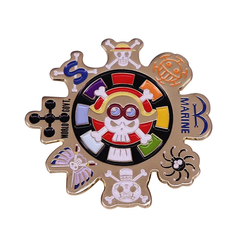 One Piece Lapel Pins بنز