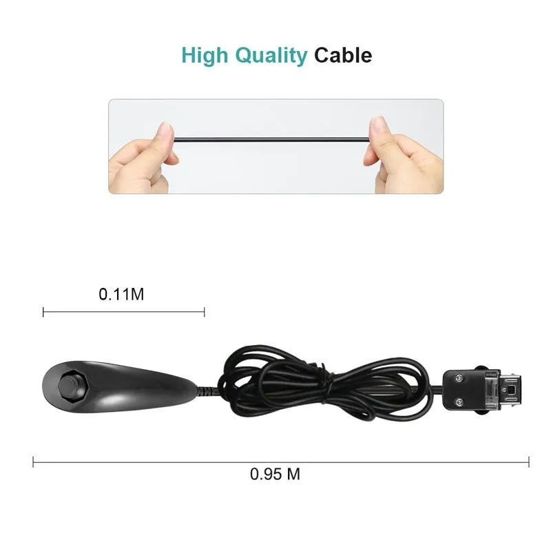 Wired Nunchuck For Nintendo Wii