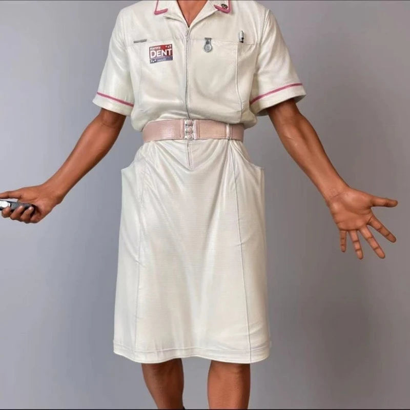 New 54cm Series Dc Heath Ledger Nurse Uniform Joker Figure