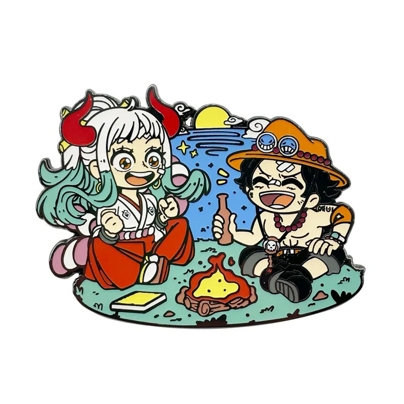 One Piece Lapel Pins بنز