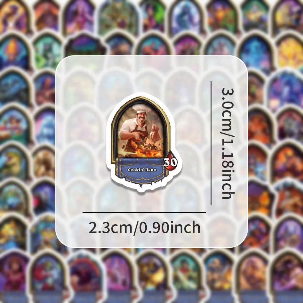 Classic Card Game HearthStone Stickers